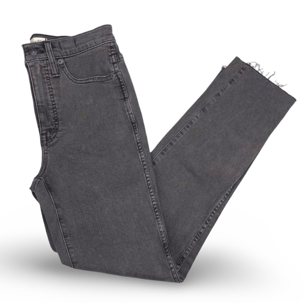 Madewell Stovepipe Jeans in Banberry Wash: Raw-Hem Edition | Size 29 - Picture 14 of 16